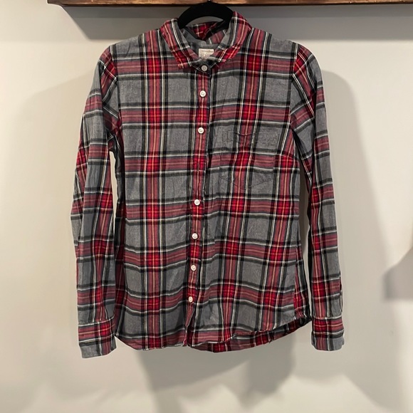 J. Crew Tops - J.Crew “the perfect shirt” flannel button down